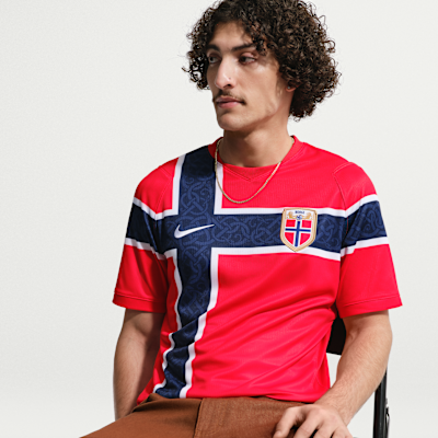Norway National Team 2026 Stadium Home Men's Nike Dri-FIT Soccer